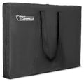 Black Gosports corn hole carry case with front logo and two side handles