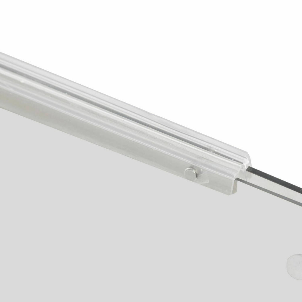 Clear folding golf cart windshield with mounting hardware