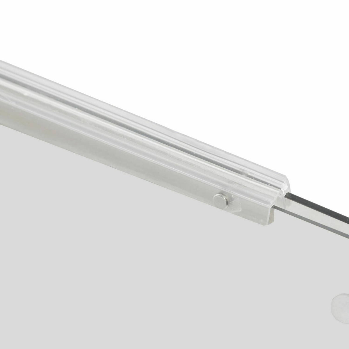 Clear folding golf cart windshield with mounting hardware