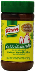 Knorr chicken granulated bouillon jar with green lid