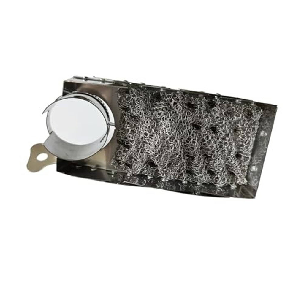 TIG welding trailing shield with mesh insulation panel and round protective cup