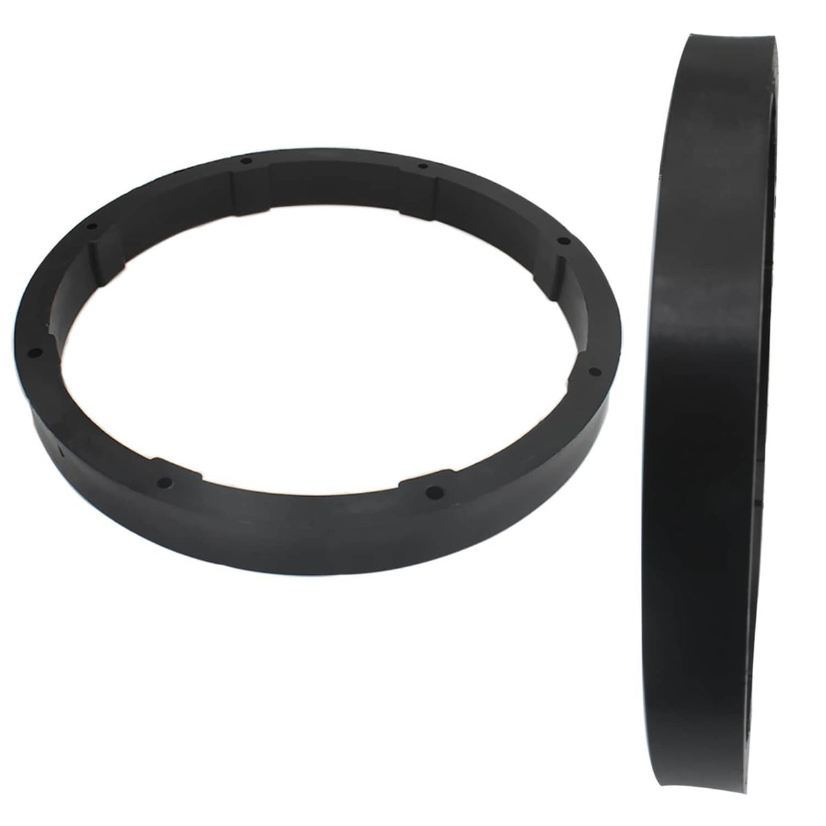 Universal speaker spacer ring, black, with matching spacer band piece