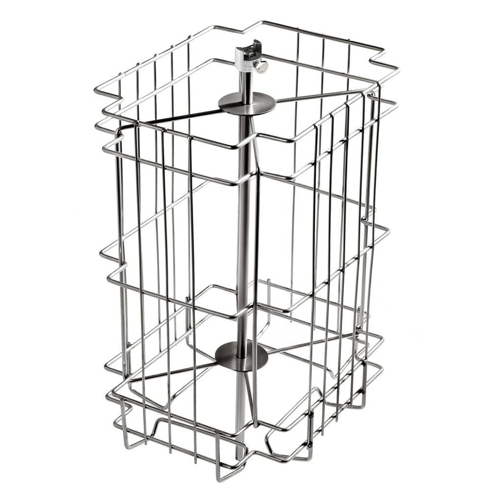 Stainless steel honeycomb frame basket cage with cross supports for extractor
