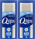 Cotton swabs twin pack in plastic blister, 625 count, with Q-tips brand label