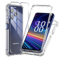 Clear protective phone case for Celero 5G+ phone, raised corners and camera cutout