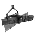 3-point rear grading blade scraper blade with black steel mounting frame