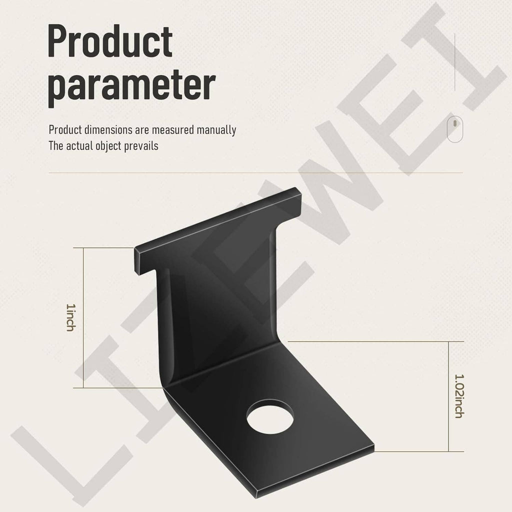 Black line cut-off blade holder with round hole and extended mounting base