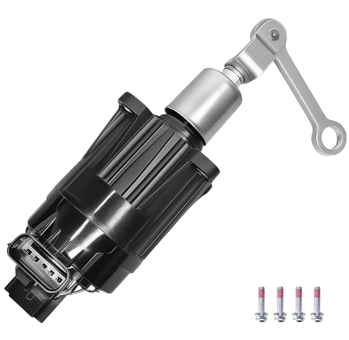 Turbo wastegate valve actuator solenoid with silver housing and metal arm