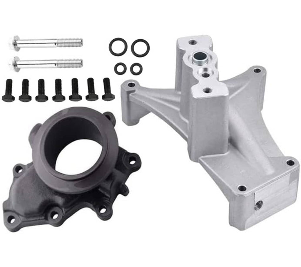 Turbo pedestal housing with mounting bolts, seals, and gaskets set