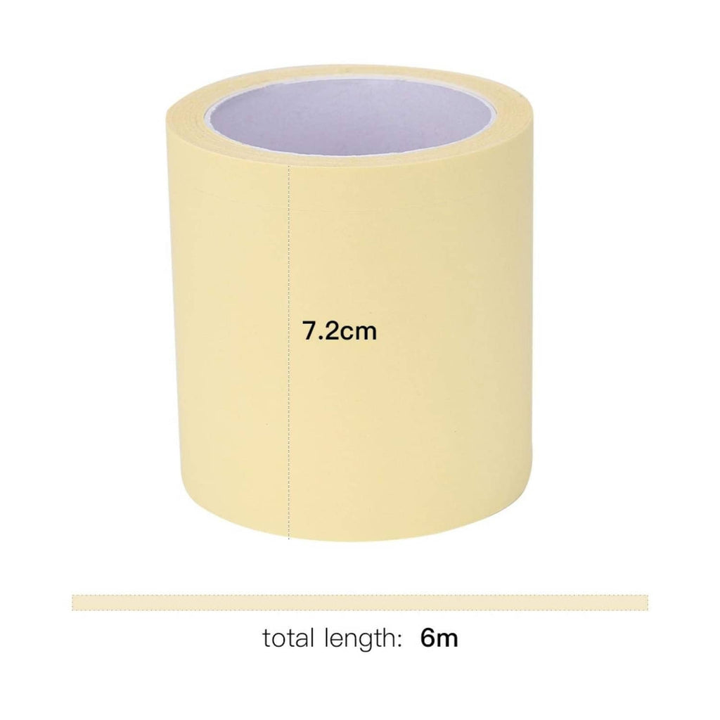 Underarm sweat pad tape roll, 7.2 cm width, total length 6 m