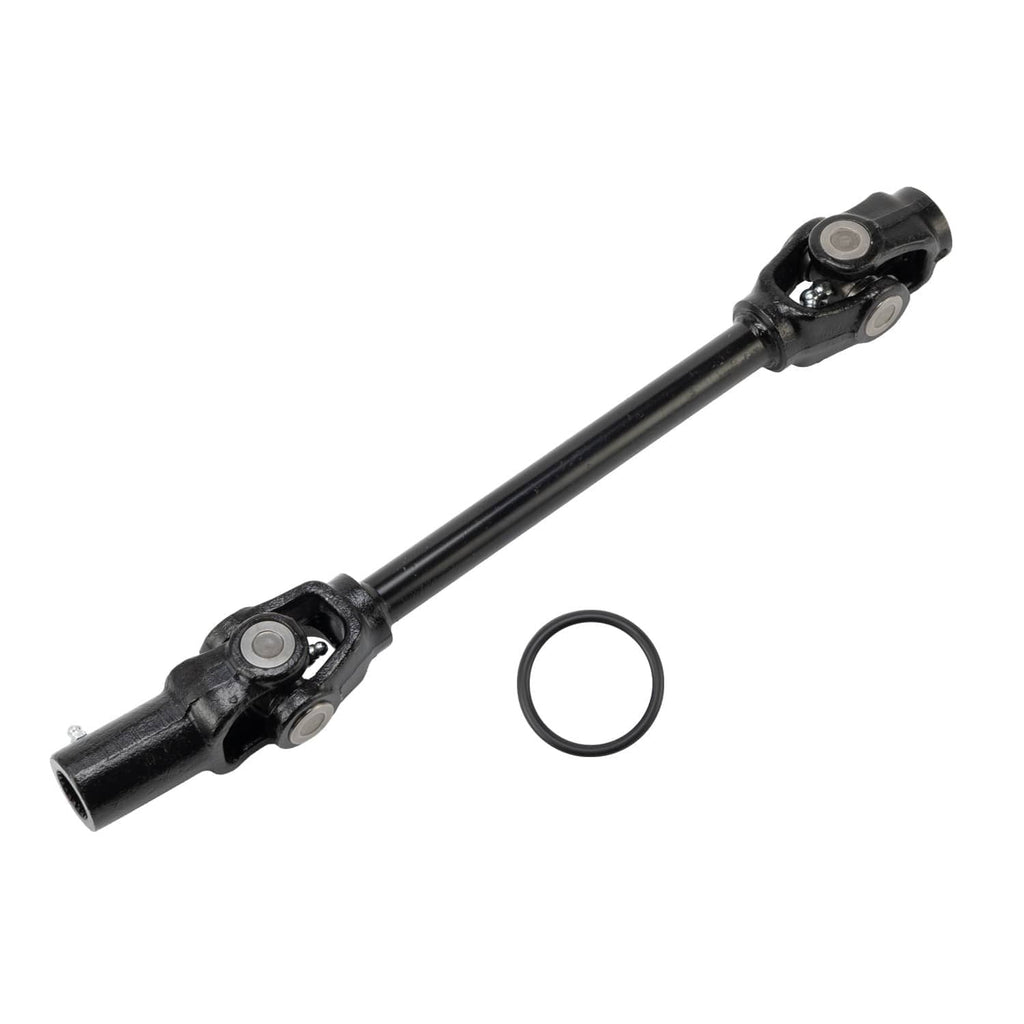 Rear prop shaft with universal joint couplers and black O-ring
