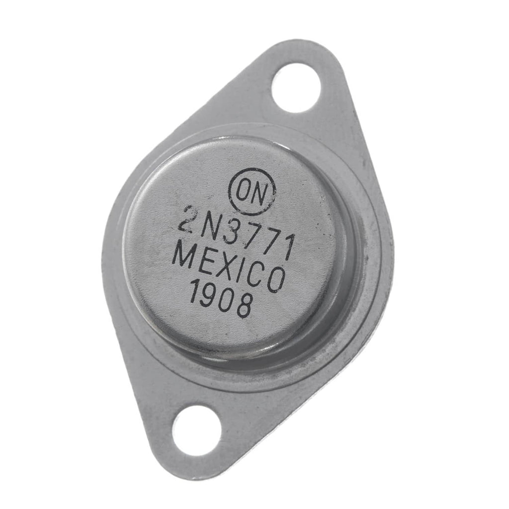 TO-3 NPN power transistor metal can with 2N3771 Mexico 1908 marking