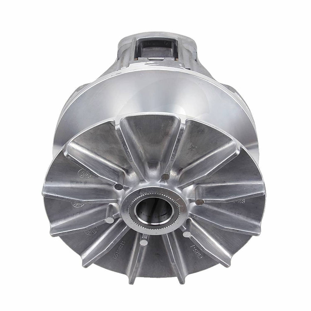 Metal drive clutch assembly face view with central bearing opening