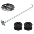 Transfer case shifter linkage rod with two black grommet bushings