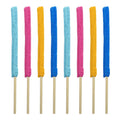 Microfiber detail duster sticks set with wooden handles, 4 colors, 8 pack