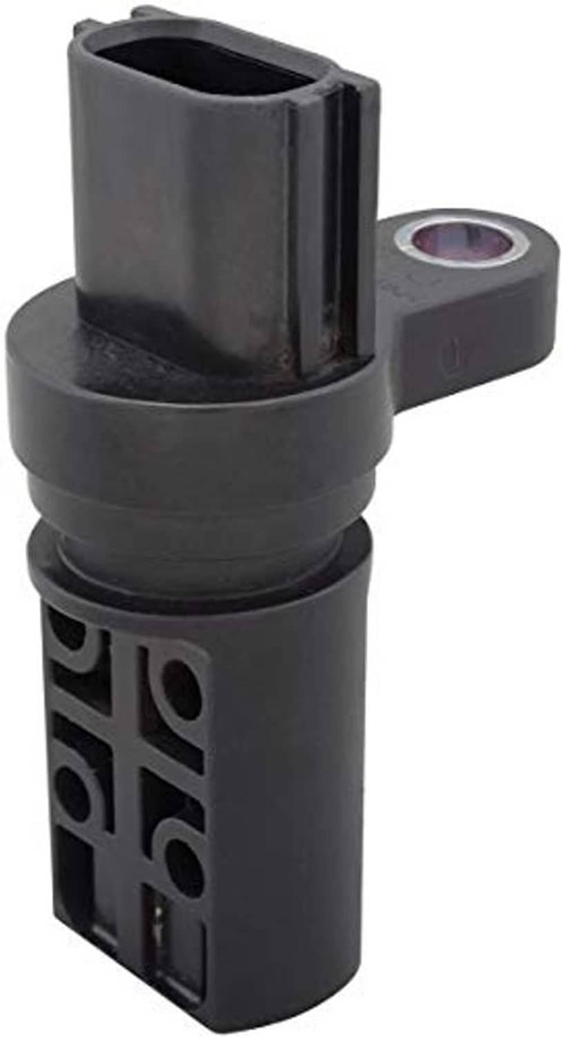 Engine crankshaft position sensor with black body, rectangular vents, and round mounting face