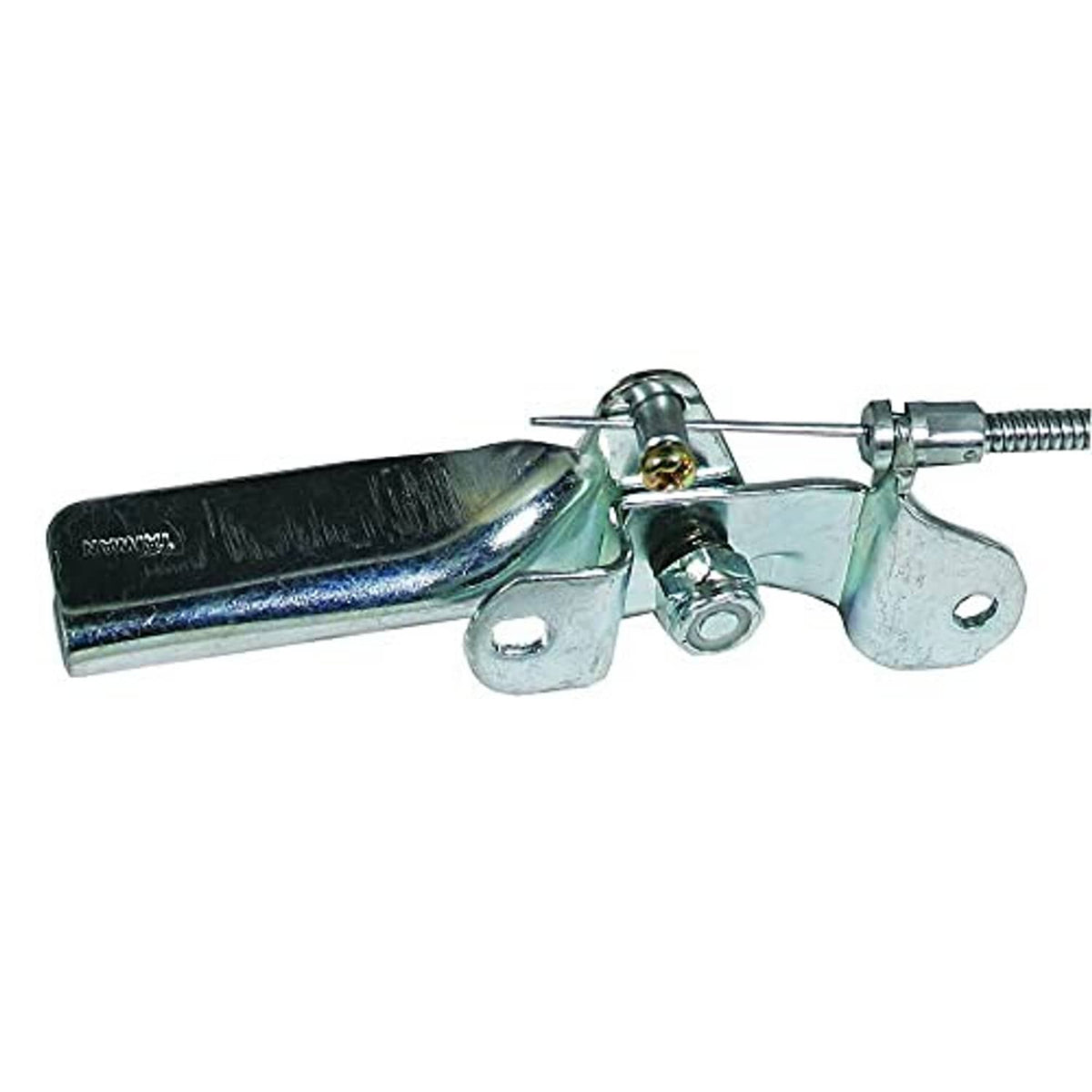Throttle control lever bracket with cable stop and threaded end