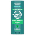 Teal Tom's aluminum-free cucumber aloe deodorant stick, 3.25 oz, rounded cap