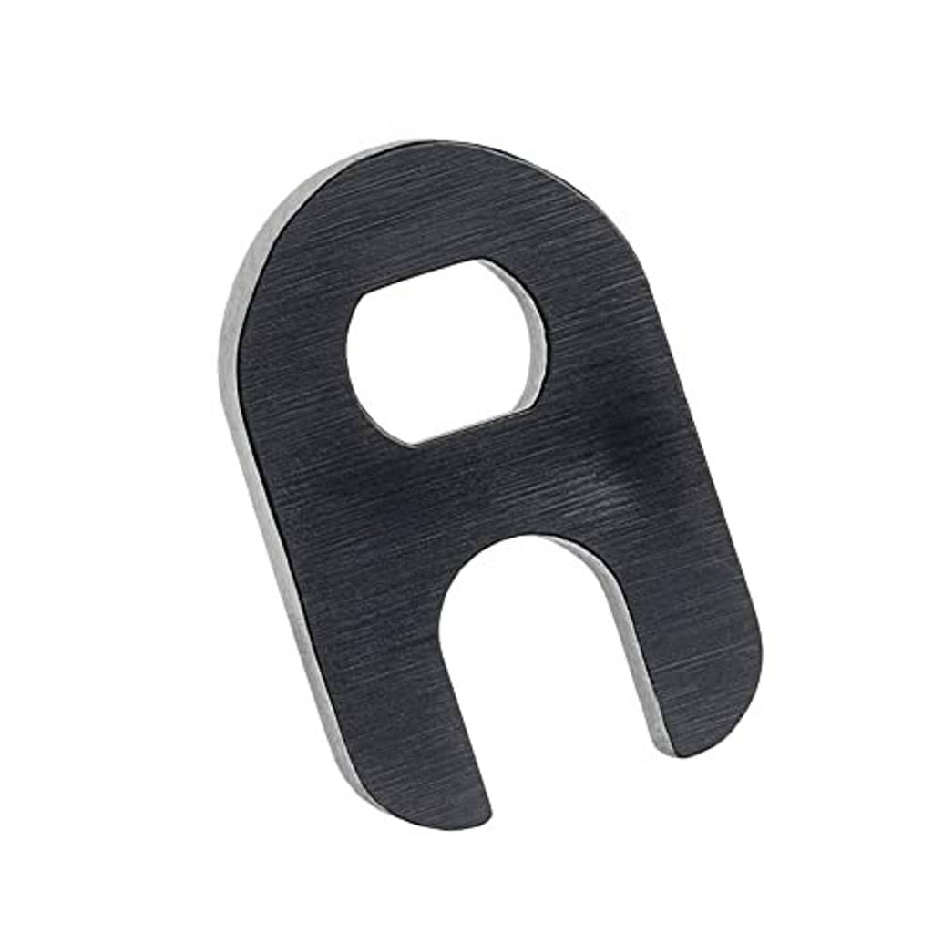 Single black Presta valve core removal tool with loop handle.