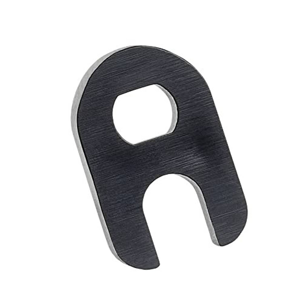 Single black Presta valve core removal tool with loop handle.