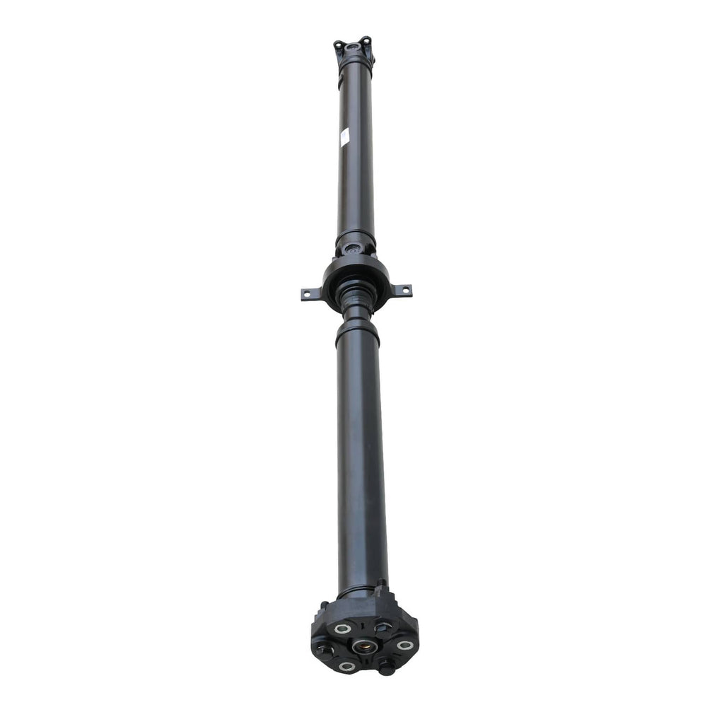 Rear drive shaft assembly end flange with circular joint housing