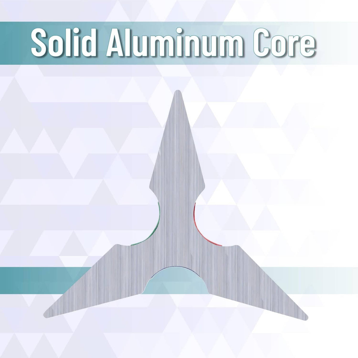 Solid aluminum core insert for an architectural scale ruler