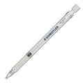 Silver Staedtler 2.0mm mechanical pencil with ridged grip and clip