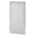 White marble PVC ceiling drop panel with smooth textured surface