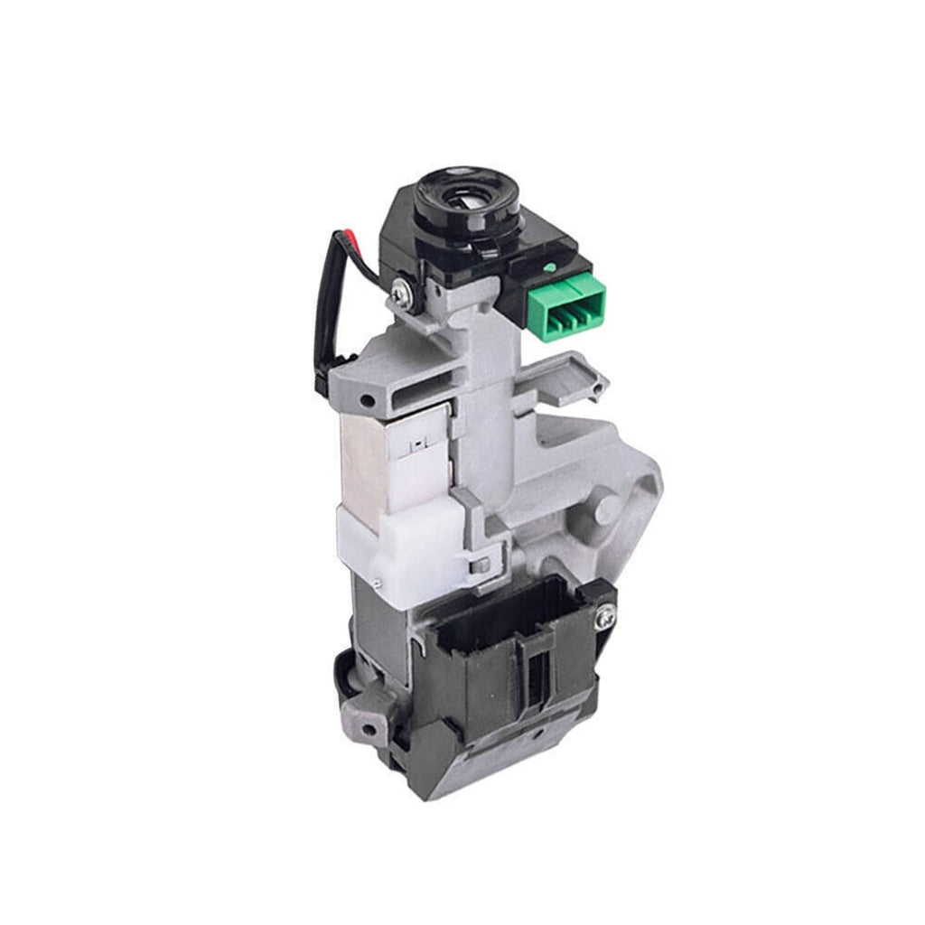 Ignition switch cylinder lock with green electrical connector, compact housing