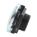 Vented fuel tank cap with vented cover and threaded black neck connector