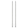 Two silver security Torx T25 screwdriver bits with 1/4-inch hex shanks