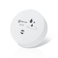 Geevon white water leak detector alarm with sensor opening and drop icon on top