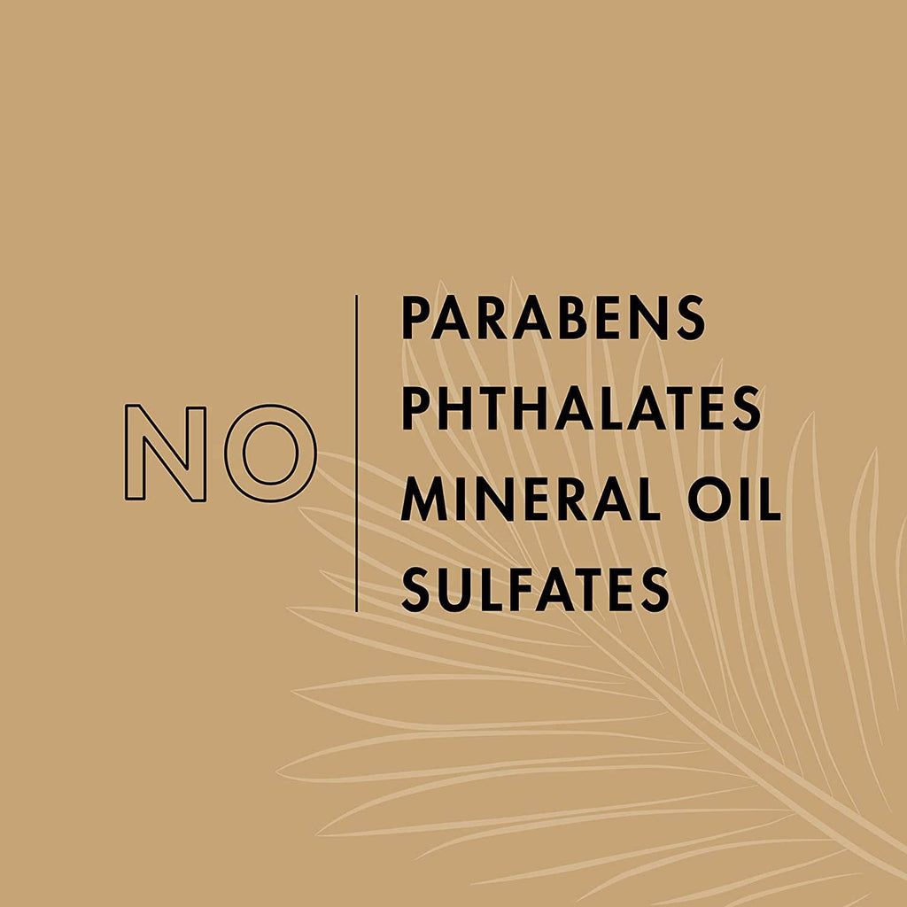 Claims label: no parabens, phthalates, mineral oil, or sulfates