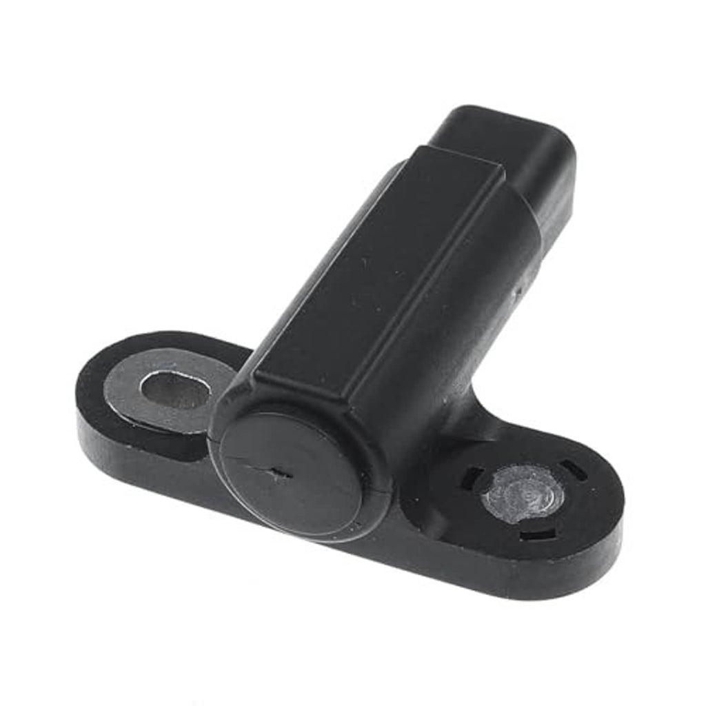 Camshaft position sensor, black body with mounting holes and rounded connector end