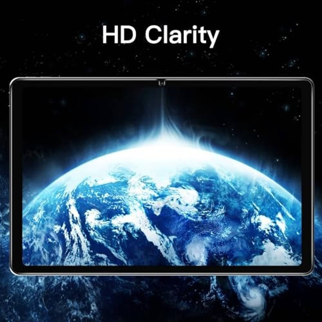 Clear tempered glass screen protector for tablet with HD clarity display