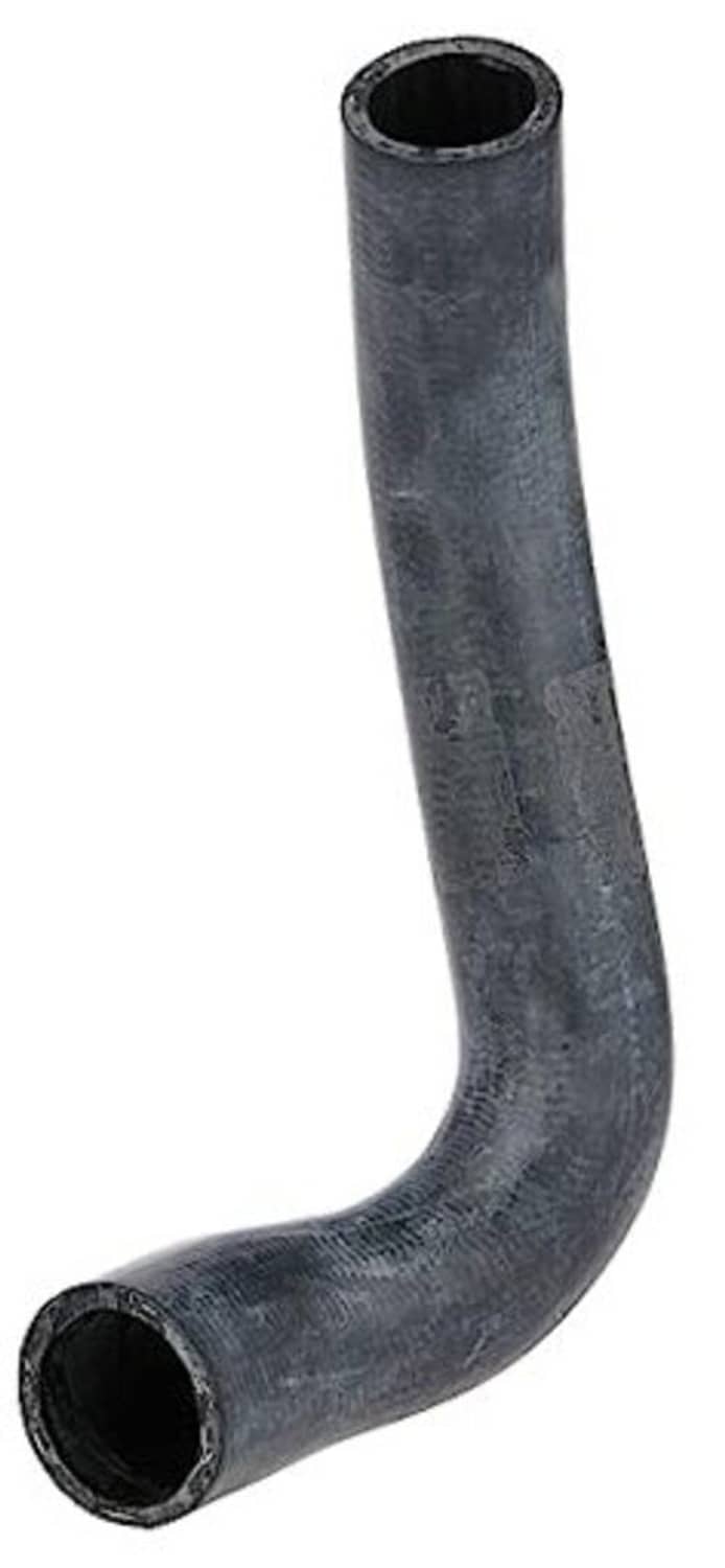 Molded coolant hose, dark gray curved elbow with open ends
