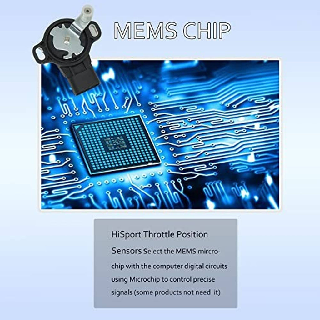 Throttle position sensor with metal mounting arm and 3-pin electrical plug
