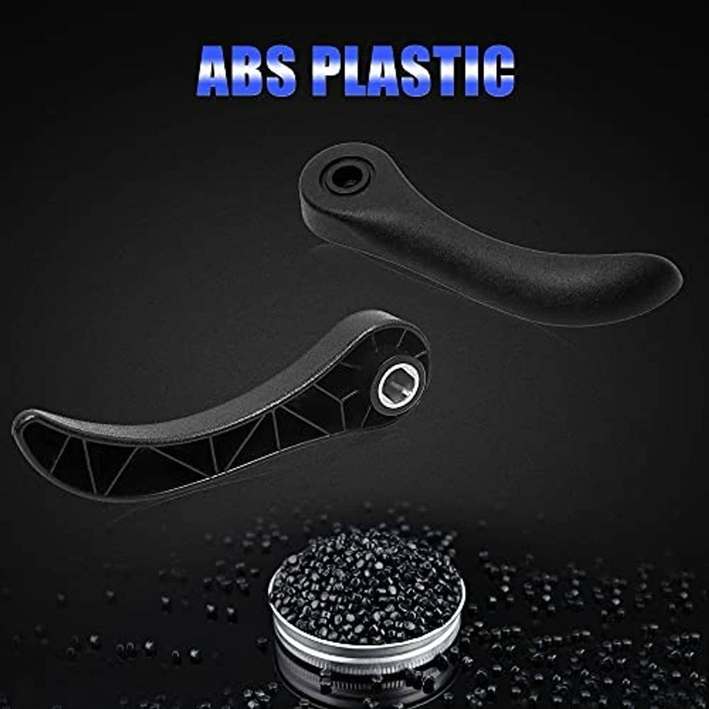 Textured black recliner release handle, ABS plastic construction
