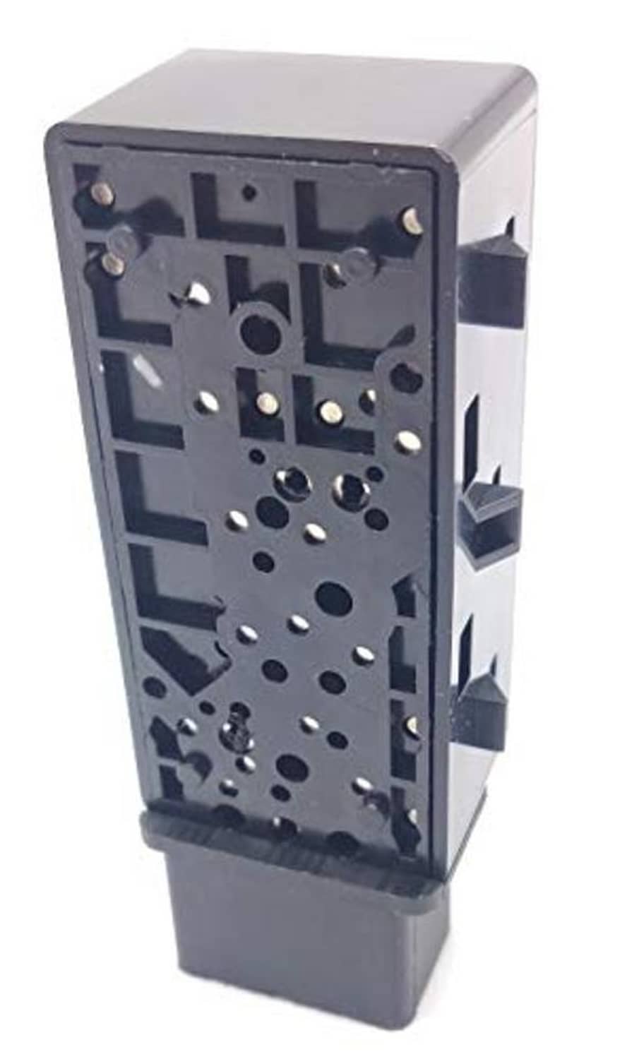 6-way power seat adjustment switch rear housing with contact pins and connector tabs