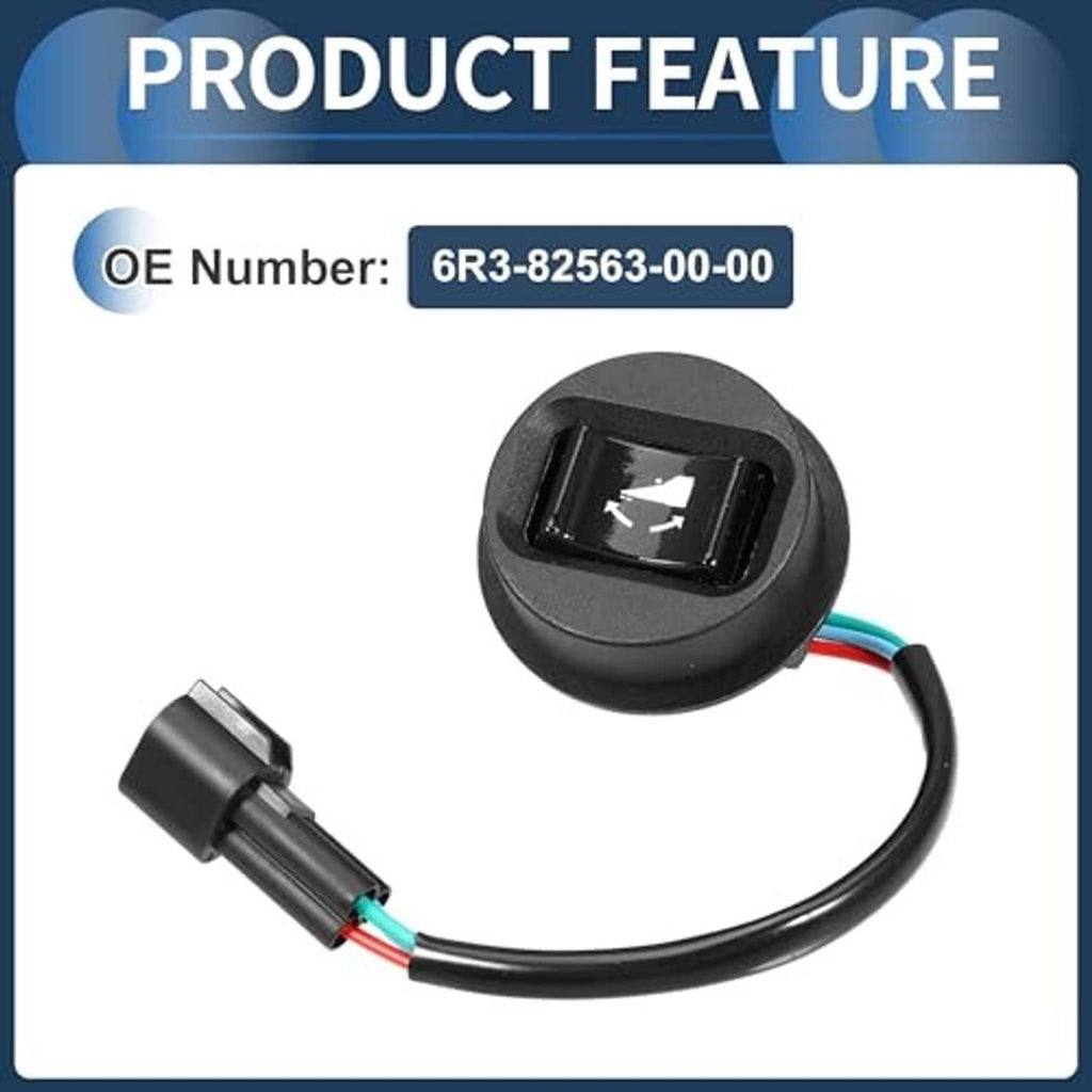 Trim and tilt switch with white arrow icon, OE 6R3-82563-00-00