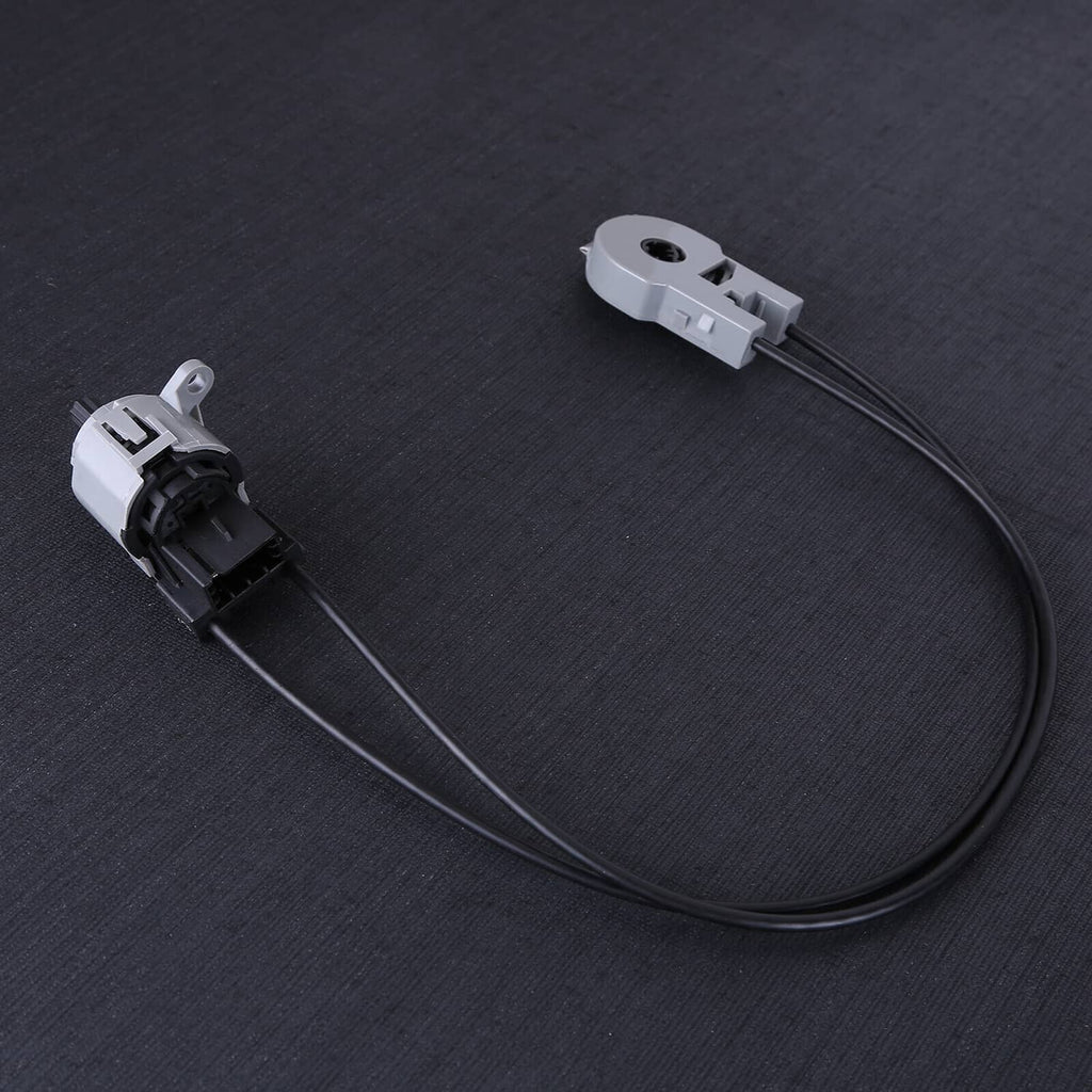Gray heater control switch with pigtail wiring harness and two electrical connectors