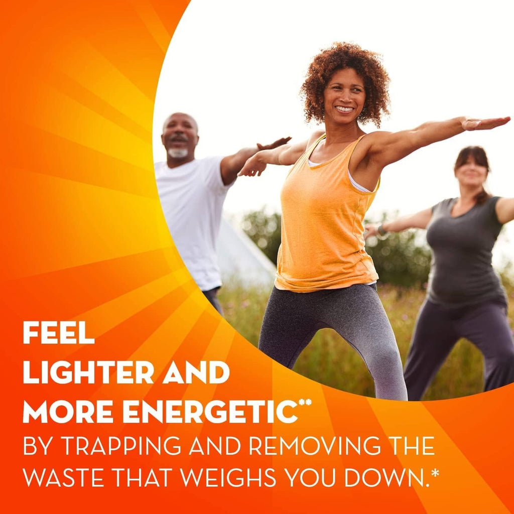 Metamucil wellness banner with people exercising and an energy-focused message