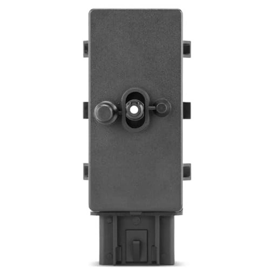 Power seat adjuster switch replacement, dark gray switch panel with mounting tabs