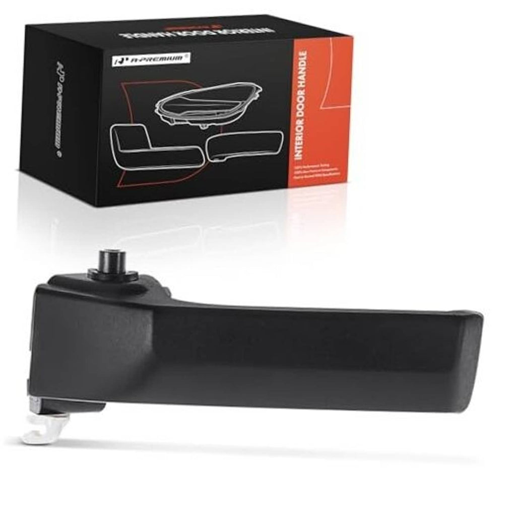 Textured black interior door handle for left front/rear driver side
