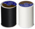 Dual Duty all-purpose thread 2-pack with black and white spools