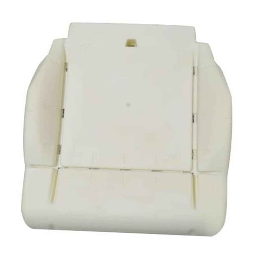 Beige front seat bottom foam cushion insert, molded for driver side