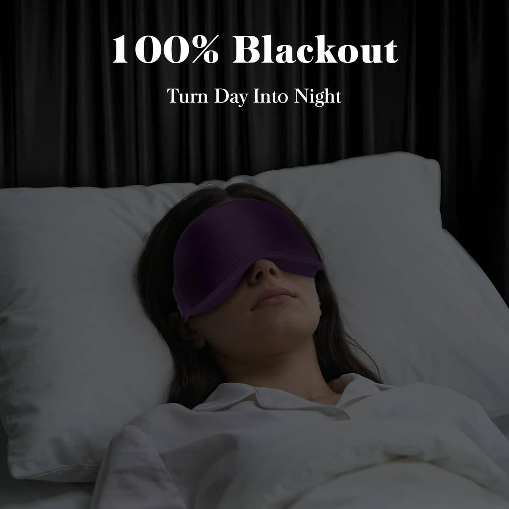 Purple 3D sleep eye mask