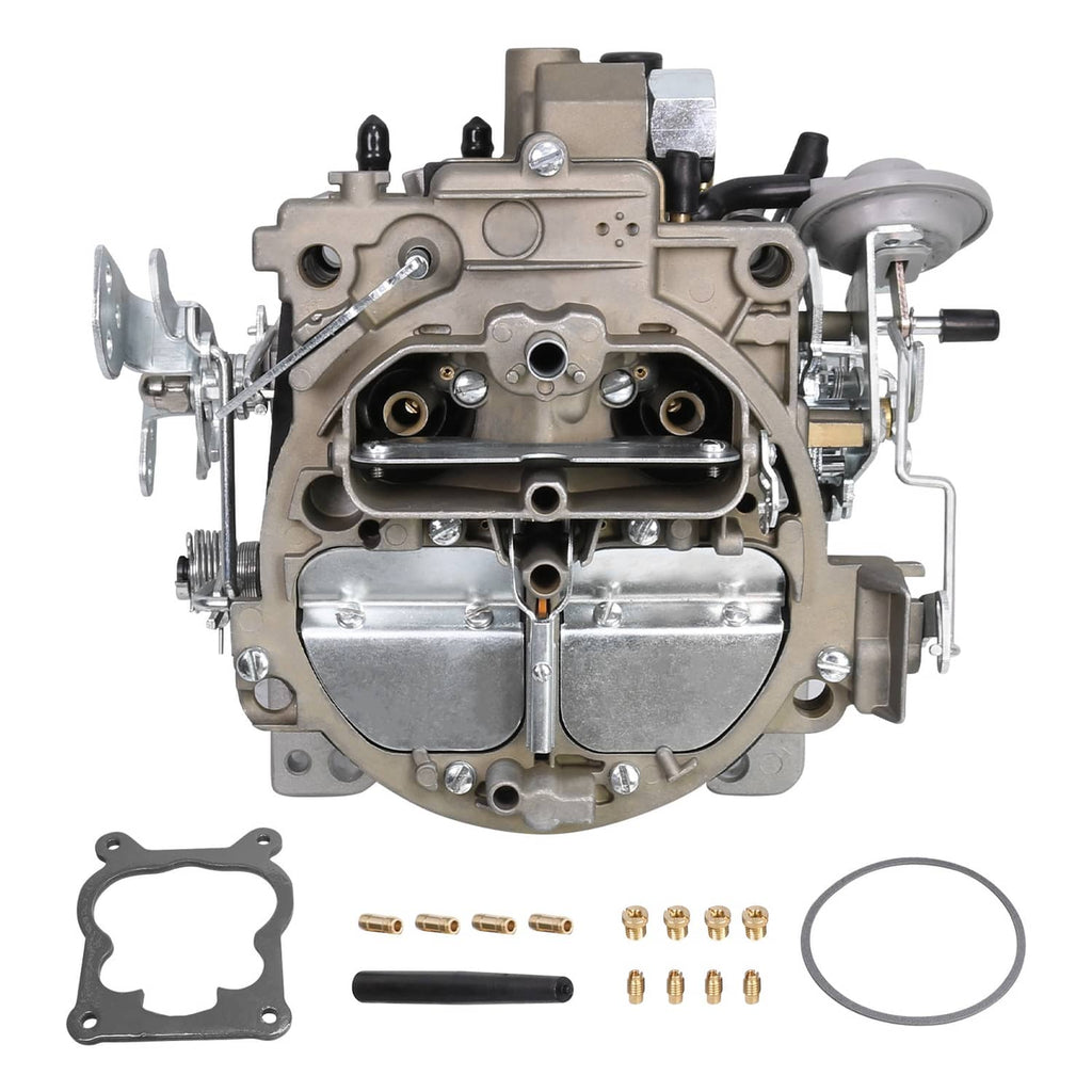 Quadrajet 4MV 4-barrel carburetor kit with gasket, jets, and seal ring