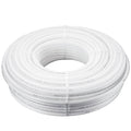 White PEX-B pipe tubing, 3/4 in coil for potable water, 500 ft roll