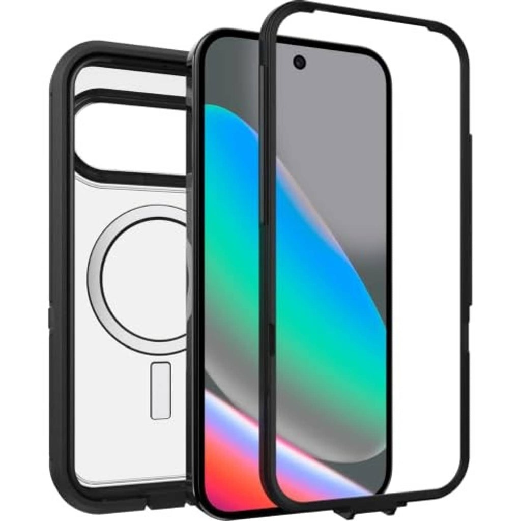 Dark Side Black Defender Pro XT phone case with clear front cover and camera cutout